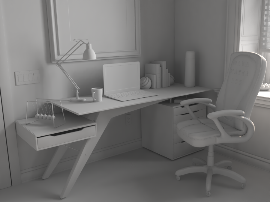 Close-up Desk Grey
