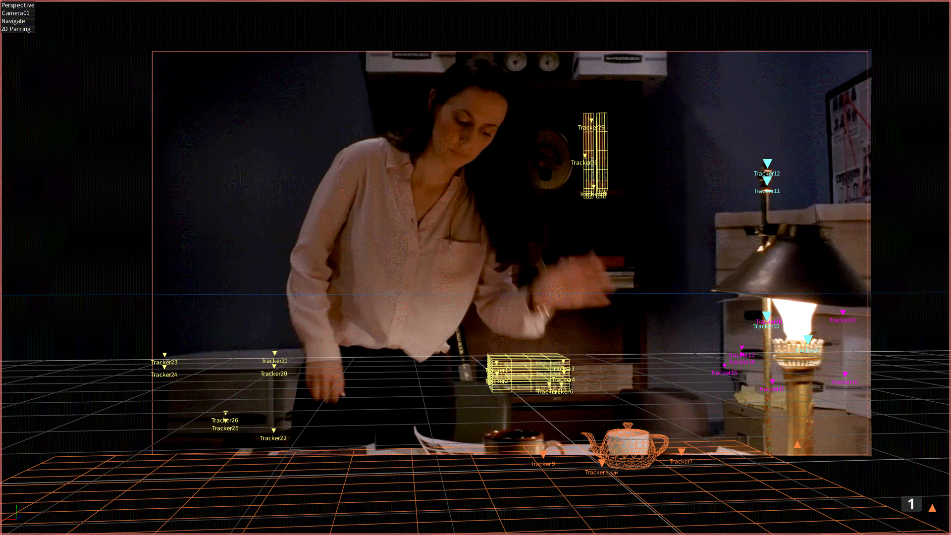 Motion Tracking Interior Office
