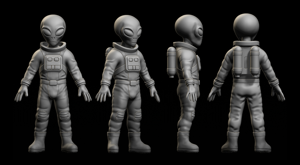 Alien Render Sheet