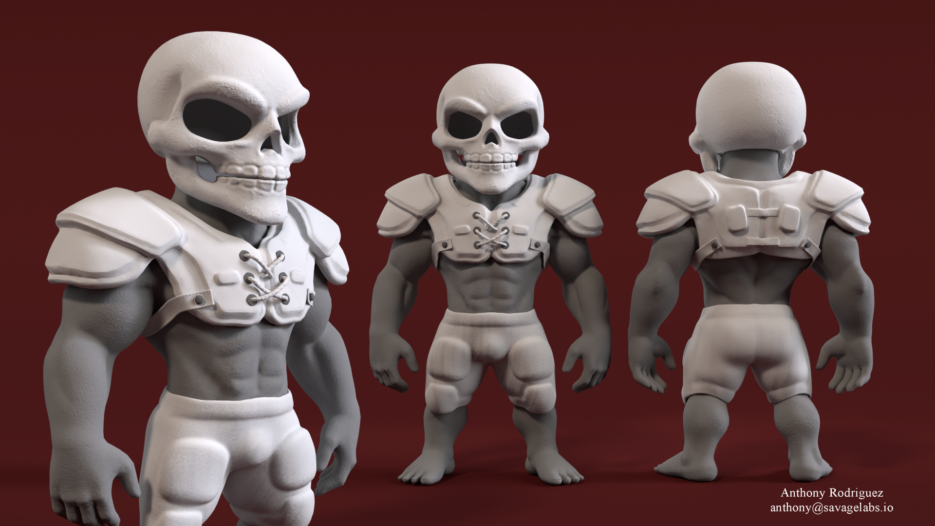 Buccy Clay Render