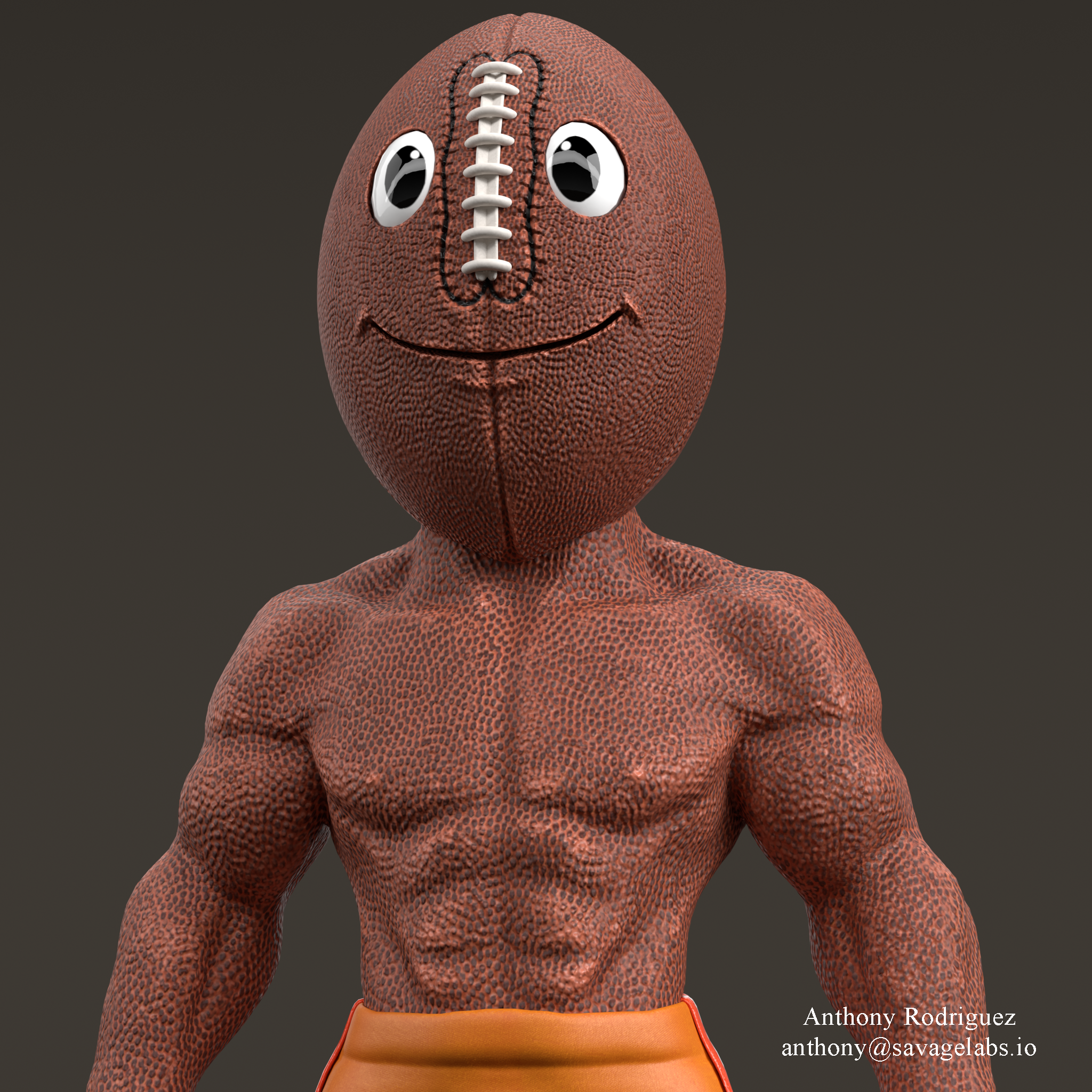 Gridiron Hero Render